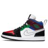 (WMNS) Air Jordan 1 Mid SE ‘Black White Multi-Color’ DB5454-001